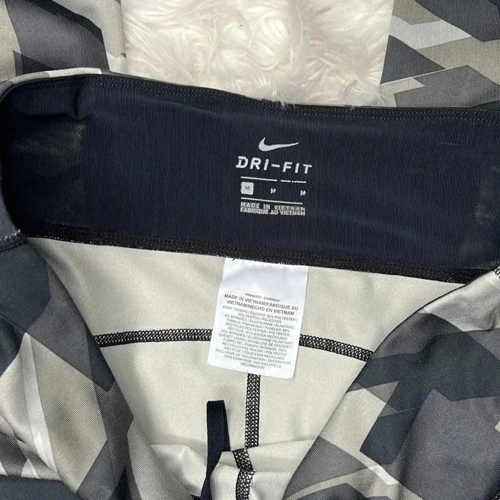Nike Power Racer Geo Groove Printed Running Leggings Size M - Picture 5 of 7